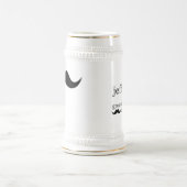 髭の花婿の付添人の独身ビールジョッキのマグ ビールジョッキ (中央)