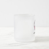 髭の規則によって曇らされるマグ フロストグラスマグカップ (中央)