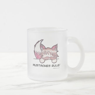 髭の規則によって曇らされるマグ フロストグラスマグカップ