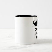 髭の(紛砕しなければなりません)原因私はラテを走っています! マグ (中央)