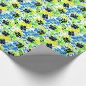 髭のDreidelの覆い ラッピングペーパー (角)