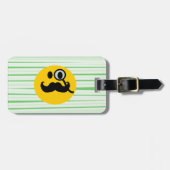 髭のmonocle ラゲッジタグ (正面横)