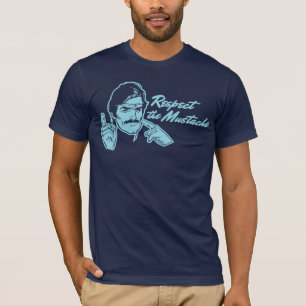 髭のTシャツを尊重して下さい Tシャツ