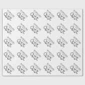 髭はクールです ラッピングペーパー (フラット)