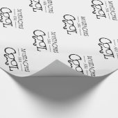 髭はクールです ラッピングペーパー (角)