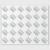 髭はクールです ラッピングペーパー (フラット)