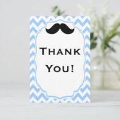 髭はメッセージカード感謝していしています サンキューカード (スタンド正面)