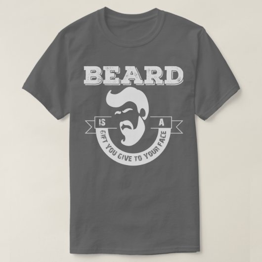 髭は与えお前の顔だ Tシャツ (デザイン正面)
