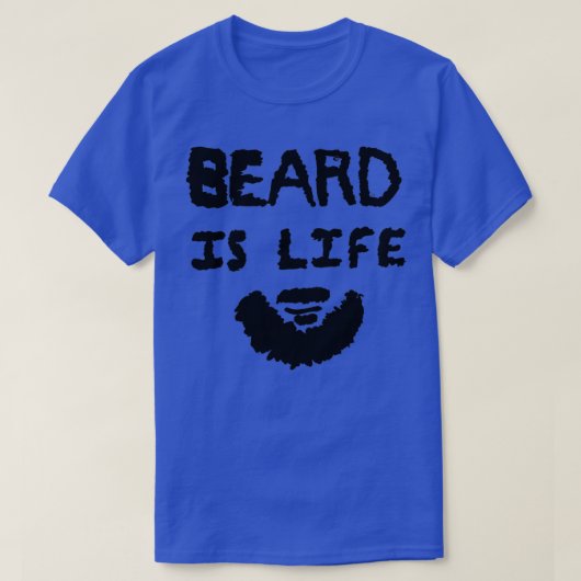 髭は命だ Tシャツ (デザイン正面)