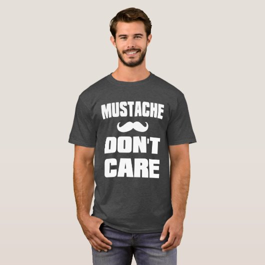 髭は気になりません Tシャツ (正面フル)