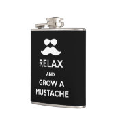 髭をリラックスし、育てて下さい フラスク (左)