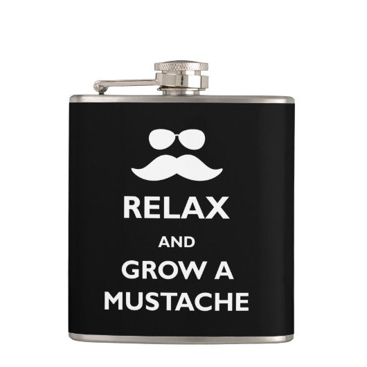 髭をリラックスし、育てて下さい フラスク (正面)