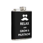 髭をリラックスし、育てて下さい フラスク (右)