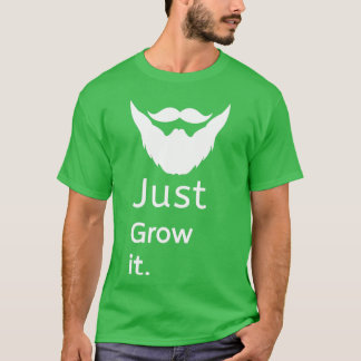 髭を伸ばす Tシャツ