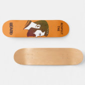 髭を尊重する スケートボード (横)