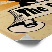 髭を恐れおもしろいる ポスター (角)