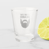 髭を恐れる ショットグラス (裏面)