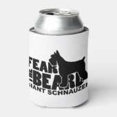 髭を恐れる – ジャイアントシュナウザー 缶クーラー (缶正面)