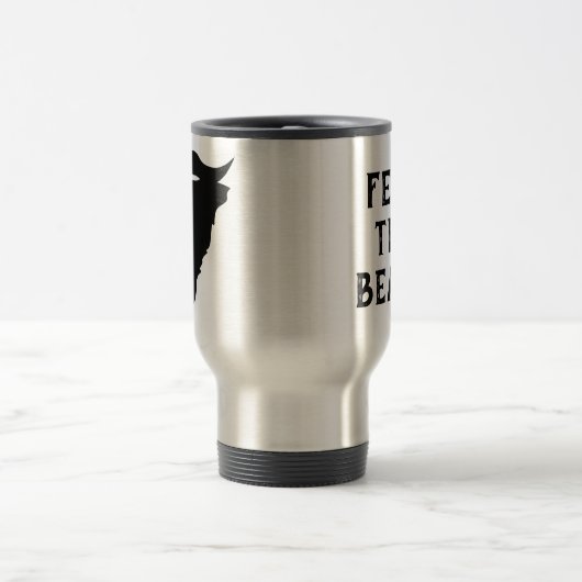 髭を恐れる トラベルマグ (中央)