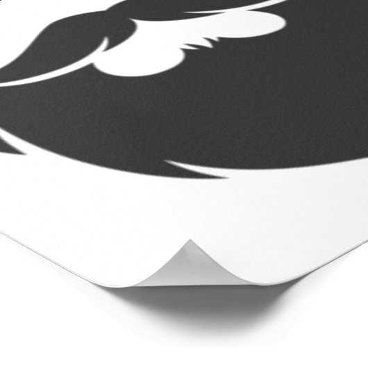 髭を恐れる ポスター (角)