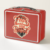 髭を恐れる メタルランチボックス (正面)