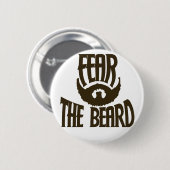 髭を恐れる 缶バッジ (正面&裏面)