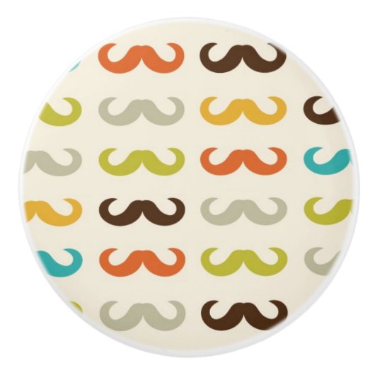 髭を搭載するパターン セラミックノブ (正面)