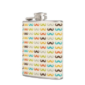 髭を搭載するパターン フラスク (左)