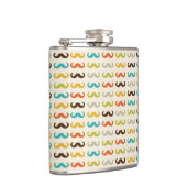 髭を搭載するパターン フラスク (右)