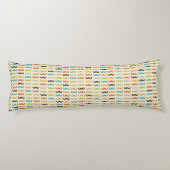 髭を搭載するパターン ボディピロー (裏面)