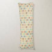 髭を搭載するパターン ボディピロー (正面縦)