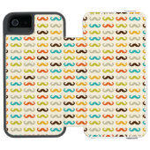 髭を搭載するパターン INCIPIO iPhoneウォレットケース (フォリオ Open)