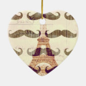 髭を搭載するパリから セラミックオーナメント (裏面)