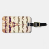 髭を搭載するパリから ラゲッジタグ (正面横)