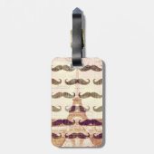 髭を搭載するパリから ラゲッジタグ (裏面縦)