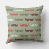 髭を搭載するヴィンテージパターン クッション (裏面)