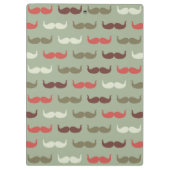 髭を搭載するヴィンテージパターン クリップボード (裏面)