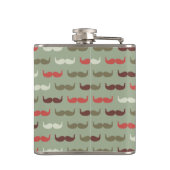 髭を搭載するヴィンテージパターン フラスク (裏面)