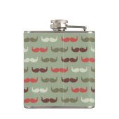 髭を搭載するヴィンテージパターン フラスク (裏面)