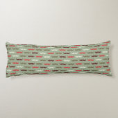 髭を搭載するヴィンテージパターン ボディピロー (裏面)