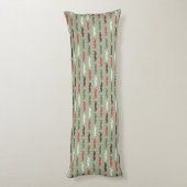 髭を搭載するヴィンテージパターン ボディピロー (裏面 (縦))