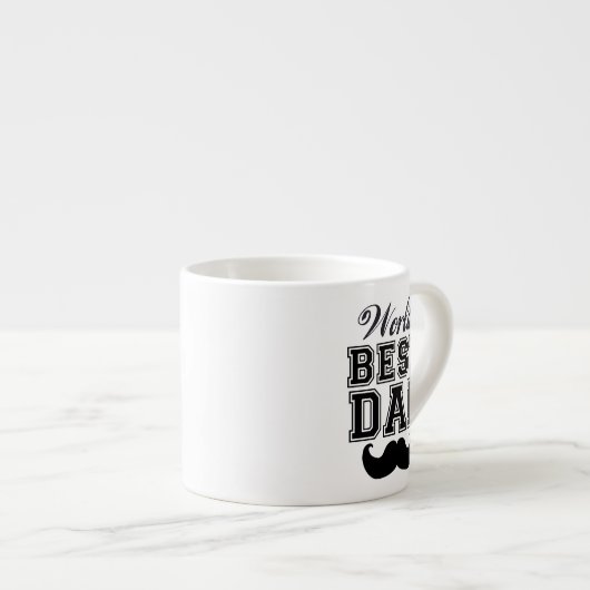 髭を搭載する世界で最も最高のなパパ エスプレッソカップ (正面右)