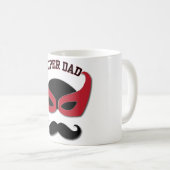 髭を搭載する極度のパパ コーヒーマグカップ (正面右)