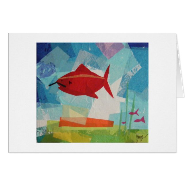 髭を搭載する魚 (正面横)