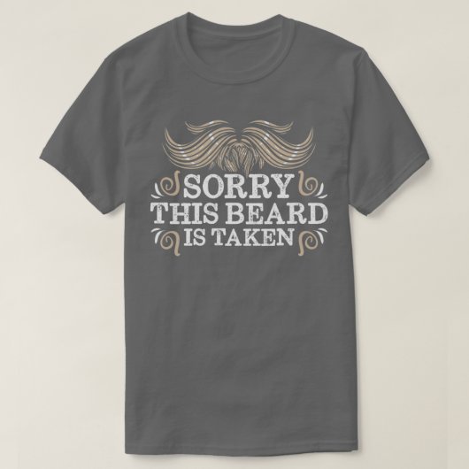 髭を生おもしろいえ男性へる Tシャツ (デザイン正面)