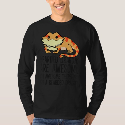 髭を生やしたドラゴ素晴らしンズは素晴らし俺が髭を生やした Tシャツ (正面)
