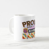 髭を生やしたパパ コーヒーマグカップ (正面左)