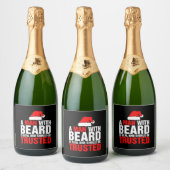 髭を生やした者は実在Uglとして信用すべし スパークリングワインラベル (ボトル)