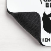 髭を生やしておいて話そう マウスパッド (コーナー)