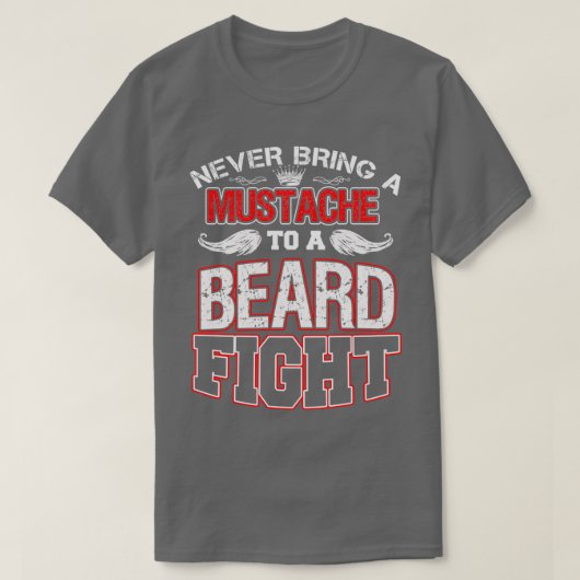 髭を髭に付けない6 Tシャツ (デザイン正面)